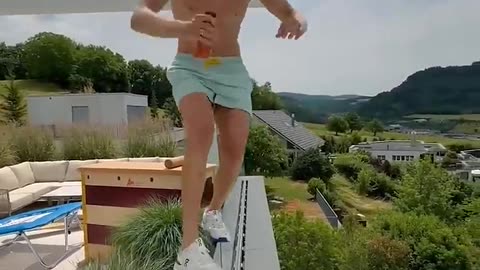 Don't Try This Stunt In your Home 😨🏡 Only Watch And Enjoy 😨 #shorts #viral #trending #video