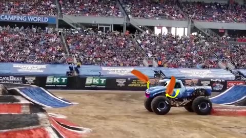 Funny Monster Truck Doodles For Kiddos