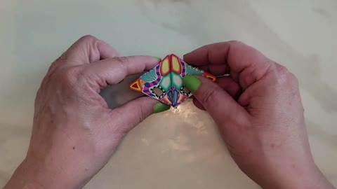 Polymer Clay Kaleidoscope Cane