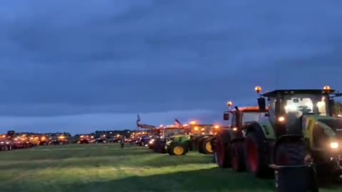 Dutch farmer protest