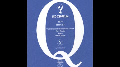 Led Zeppelin 1975-03-03 Tarrant County Convention Center, Fort Worth, TX - EVSD (Soundboard)