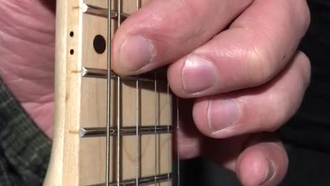 Guitar Theory - Perfect 4th - 5 half steps on two strings, using all four fingers