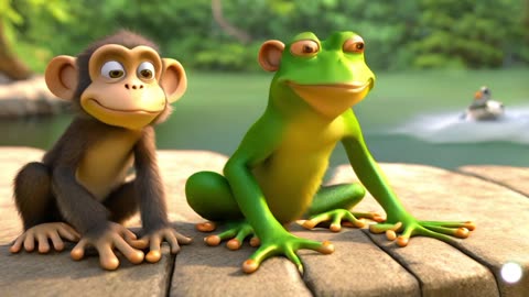 Tale of Friendship | Frog and Monkey | Kids Animation News Channel | Hindi |