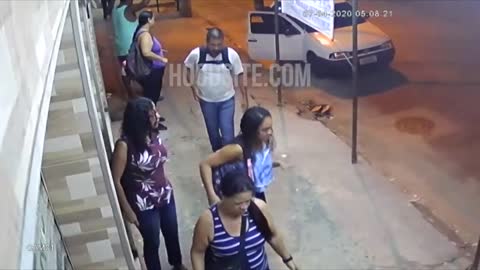 Instant Karma Thief grabs the wrong woman's bag. What do you think it was?