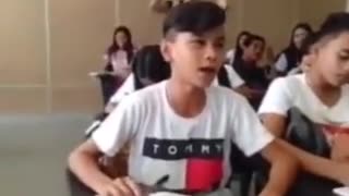 Viral Pinoy Kid Singing Having You Near Me