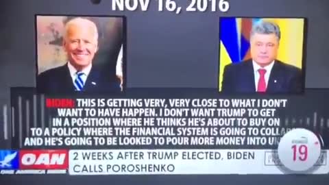 Joe Biden Phone Bribe
