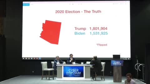 Cyber Symposium: President Trump won Arizona by at least 300k votes #TrumpWon