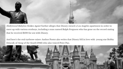 Walt Disney Was A Peado (Allegedly)