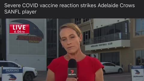 Australian Footballer struck down by COVID vaccine pericarditis
