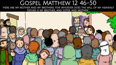 Reflection for Children | Gospel Matthew 12 46-50 | 23 July 2024