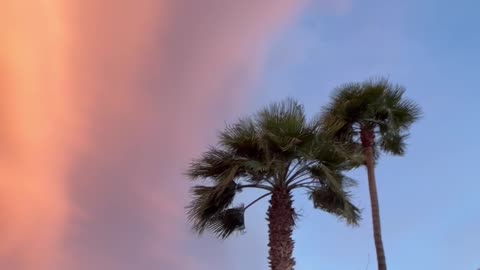 Palm Desert, California Evening Cloud Formations
