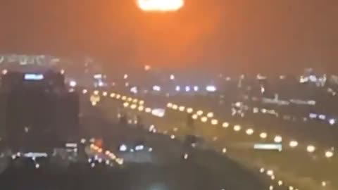 Major explosion and fire at Jebel Ali Port, Dubai, UAE.