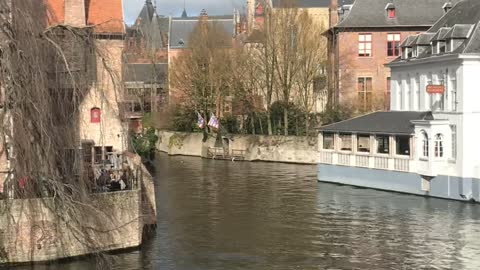 Rozenhoedkaai Brugge - canal time-lapse