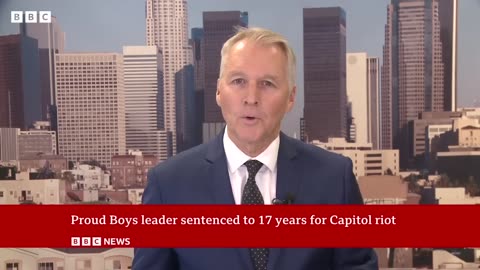 .Proud Boys leader Joe Biggs sentenced to 17 years for Capitol riot - BBC News