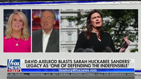 Mike Huckabee rips CNN's David Axelrod for attacking his daughter Sarah Sanders