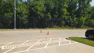 Gravity Powered Rocket Launch Slo-MO