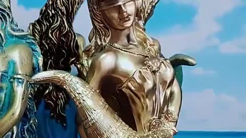 Sculpture of the Greek goddess of wealth