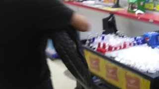 Man Goes Beer Shopping with an Alligator