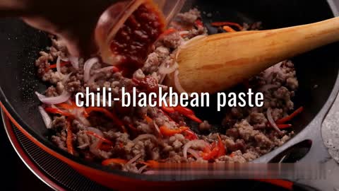 Recipe 11 - Keto Chili - Blackbean Pork Cabbage Stir-Fry