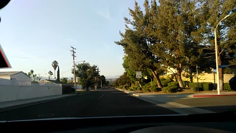 Driving Around Walnut Rowland Heights in California