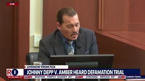 Johnny Depp - Amber Heard gave me black eye