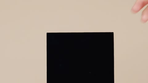 A Black Card on a Black Background