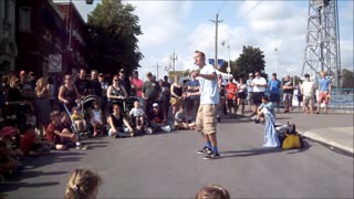 Yo Yo Busker Canal days Port Colborne Ontario Canada 08 05 2012