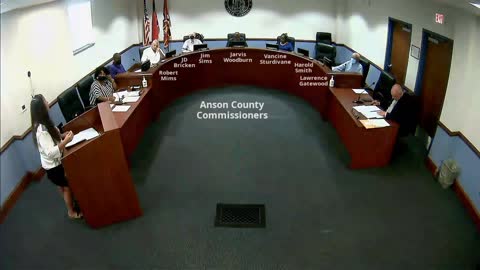 Anson County Commissioner's Meeting, July 5, 2022