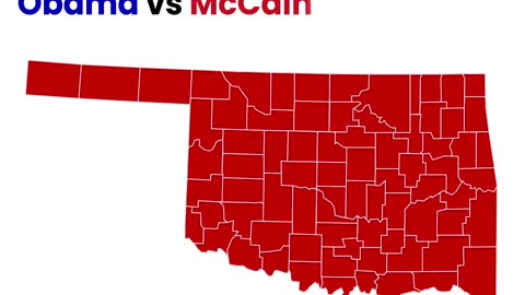 Oklahoma's 20-Year County Level Presidential Election Shifts: Unpacking Trump's Impact in 20 Seconds