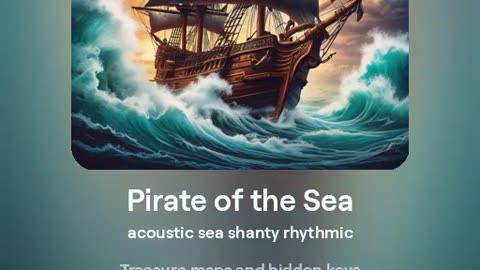 Pirate of the Sea sea shanty