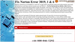 How to Fix Norton Error 3019, 1 & 6? Dial +44-800-046-5292
