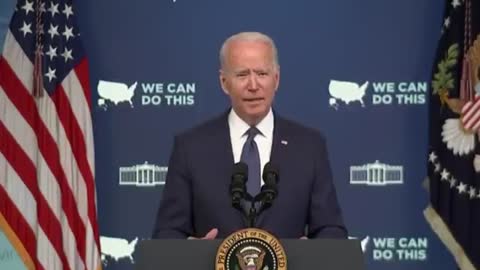 Joe Biden Says They Need To Go "Door-To-Door, Literally Knocking On Doors" To Get People Vaccinated