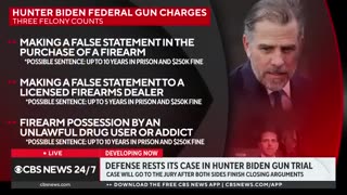 Defense in Hunter Biden's gun trial rests its case CBS News