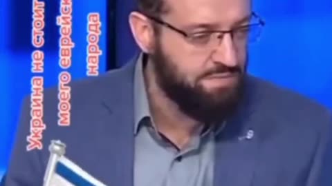 Israeli rabbi Michael Finkel drops some bombs on Ukrainian TV.