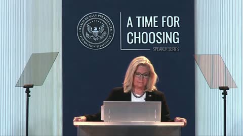 Rep. Liz Cheney delivers speech at Reagan Library to address future of Republican Party