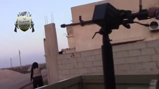 🔥🇸🇾 Syria Conflict | Opposition Fighters Fire DShK MG from Toyota | Kafr Shams, Daraa | Septem | RCF