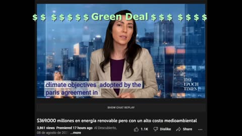 U$740.000 millones para energías limpias, tóxicamente obtenidas - English subtitles