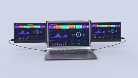 OFIYAA P2 Triple Portable Monitor