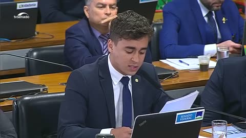 Deputado Nikolas Ferreira afirma que narrativa da CPMI é "falaciosa" e apresenta voto em separado