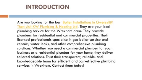 Best Boiler Installations in Gwersyllt