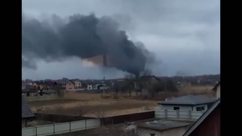 24-02-2022 Shelling of the Ivano-Frankivsk airport. Russia is attacking. Bombing IV