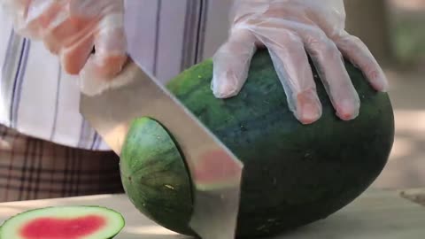 Yummy Pickled Watermelon Recipe / Fresh Watermelon Juice / Prepare By Countryside Life TV.