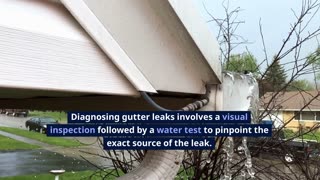 How to Fix a Leaking Gutter