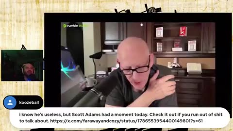This does not mean Scott Adams is on your side