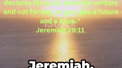 Word of God -Jeremiah 29:11