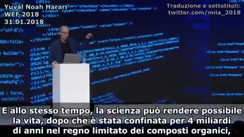 Yuval Noah Harari - WEF 2018 - il futuro sarà umano?