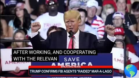 Trump Claims FBI Agents 'Raided' Mar-A-Lago