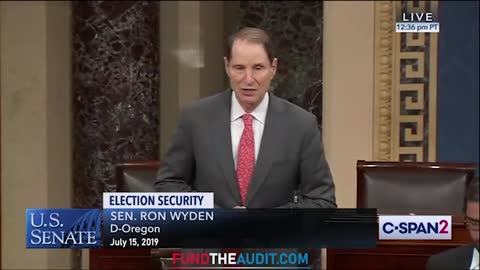 Senator Ron Wyden Explains Why We Need To Audit The Votes