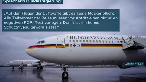 Maskenpflicht im Regierungsflieger?