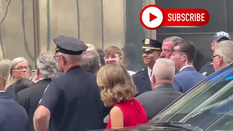 President Trump makes Surprise visit to the NYPD and FDNY on the 20th Anniversary of 9/11